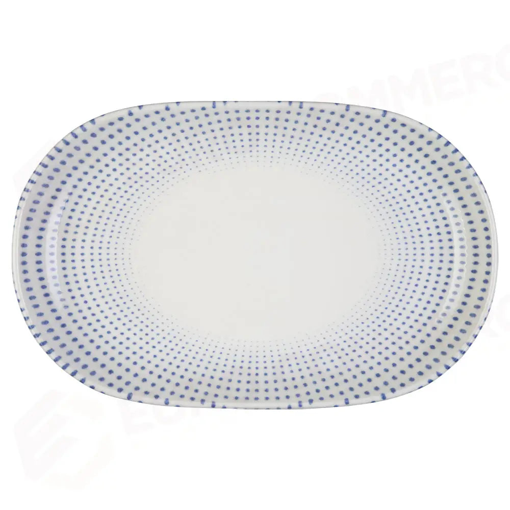 HARMONY BLUE MAGNUS oval PIATTO 37 CM - 20307-143037 - ID FINE
