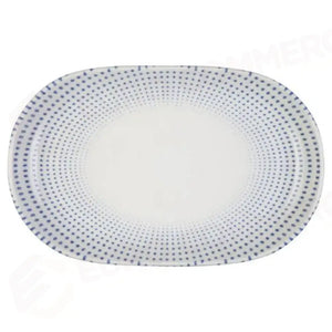 HARMONY BLUE MAGNUS PIATTO OVALE 28 CM - 20307-143028 - ID FINE