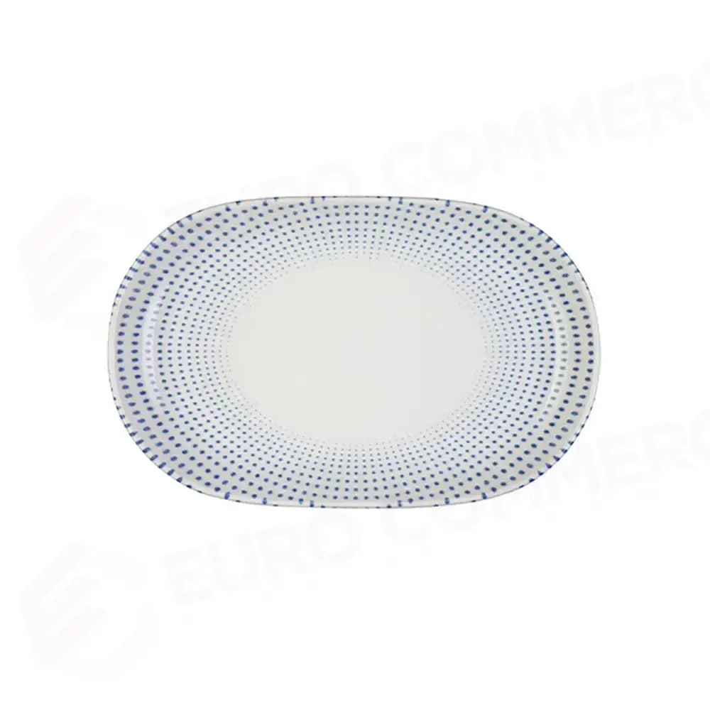HARMONY BLUE MAGNUS PIATTO OVALE 37 CM - 20307-143037 - ID FINE