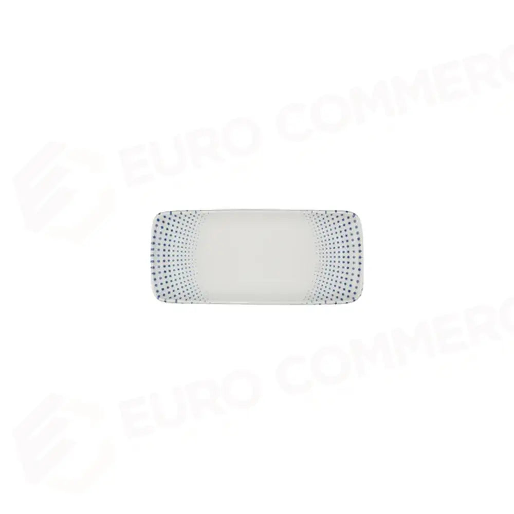 HARMONY BLUE QUADRO RECTANGULAR PLATE 22 CM (22 * 10) - 20307-151622 - ID FINE