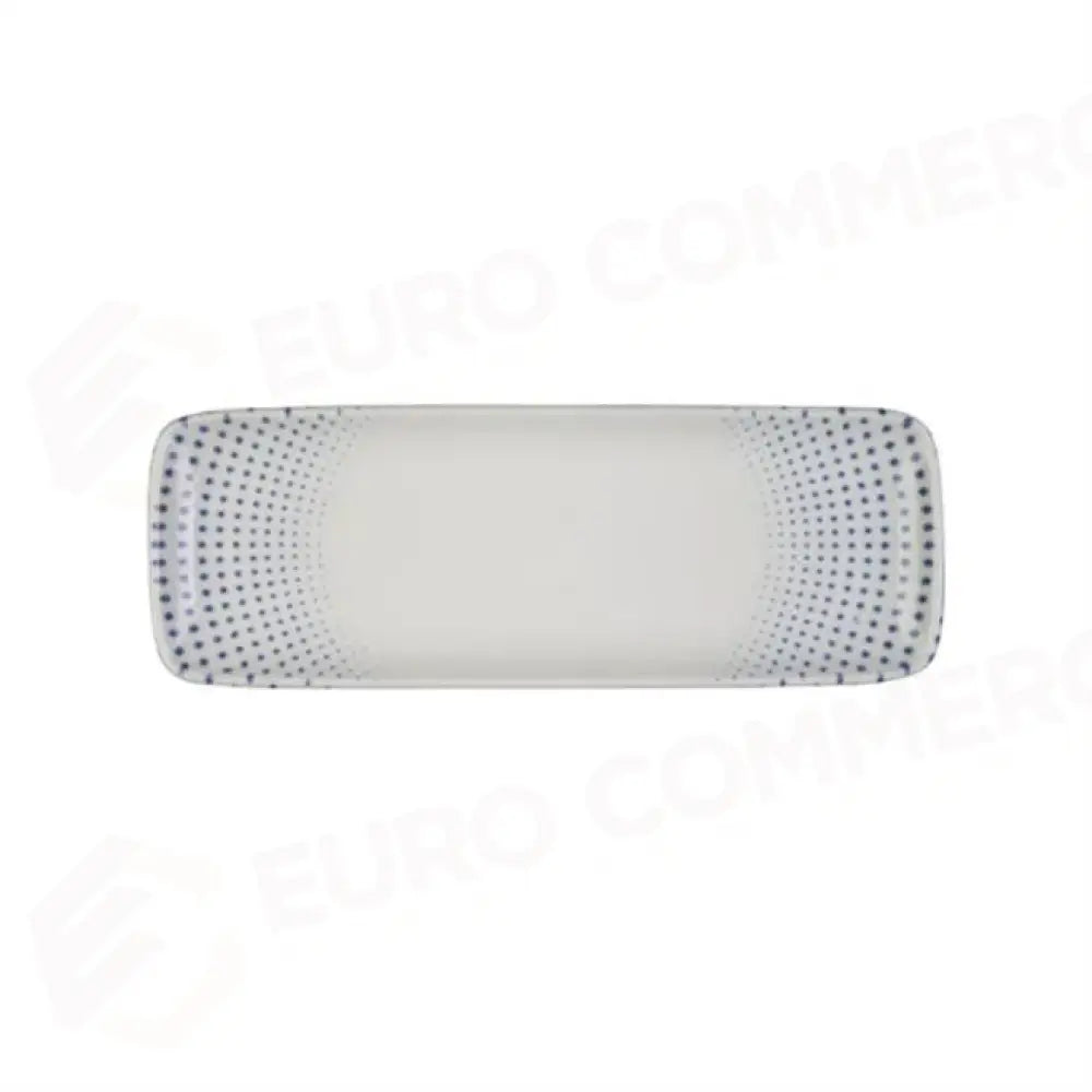 HARMONY BLUE QUADRO RECTANGULAR PLATE 30 CM (30 * 11) - 20307-151630 - ID FINE