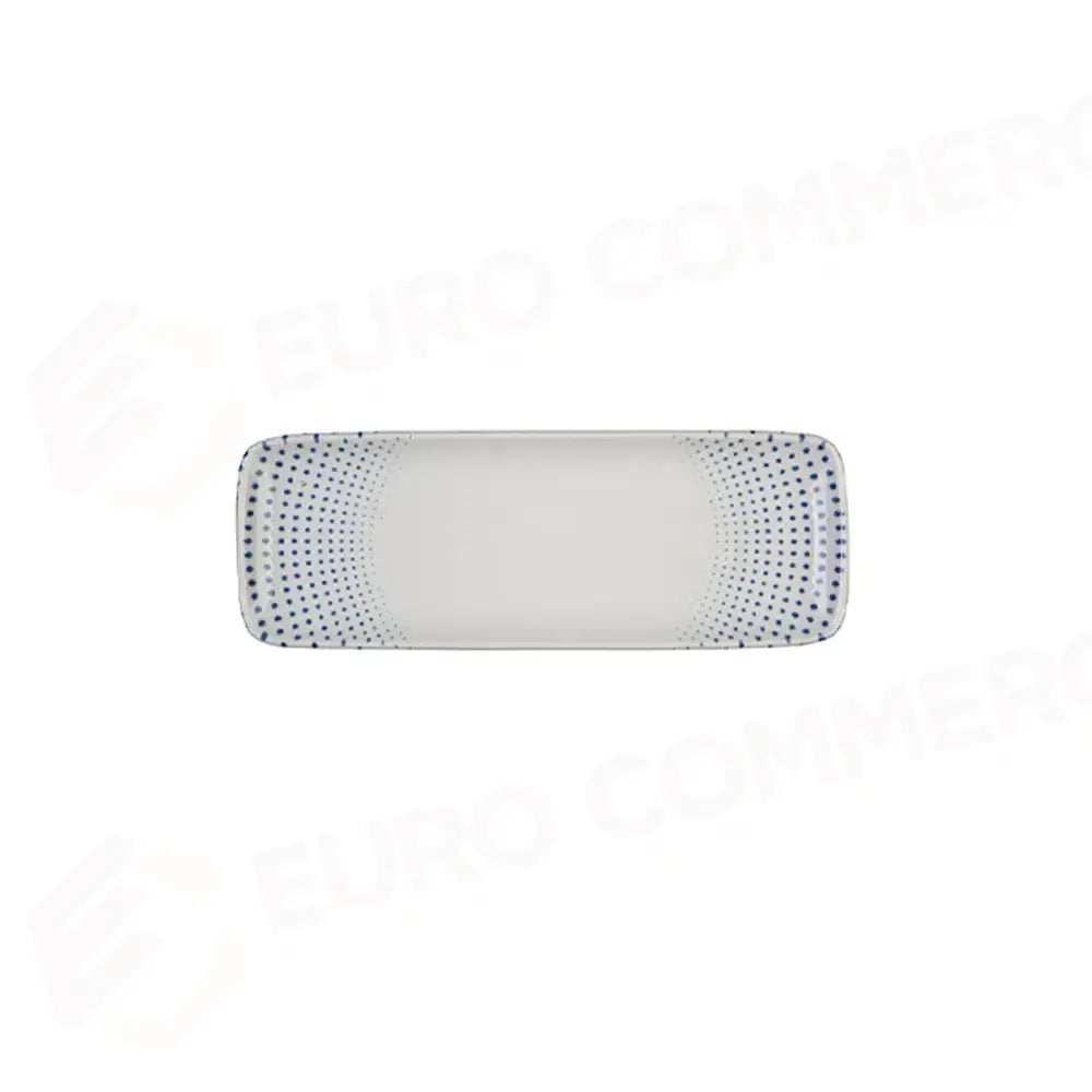 HARMONY BLUE QUADRO RECTANGULAR PLATE 30 CM (30 * 11) - 20307-151630 - ID FINE