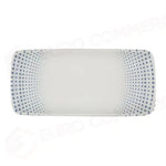HARMONY BLUE QUADRO RECTANGULAR PLATE 35 CM (34 * 16) - 20307-151635 - ID FINE