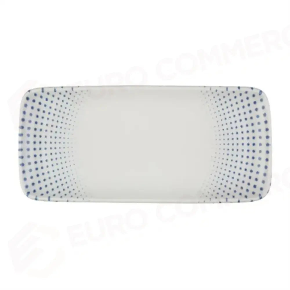 HARMONY BLUE QUADRO RECTANGULAR PLATE 35 CM (34 * 16) - 20307-151635 - ID FINE