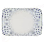 HARMONY BLUE QUADRO RECTANGULAR PLATE 37 CM (33 * 23) - 20307-151637 - ID FINE
