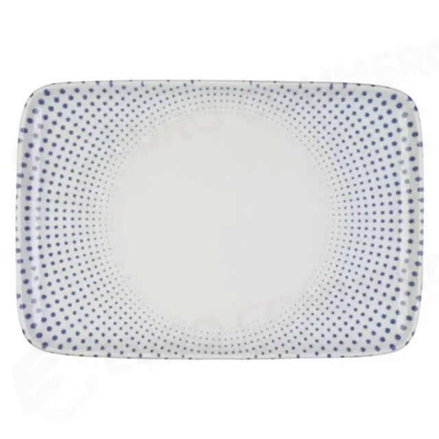 HARMONY BLUE QUADRO RECTANGULAR PLATE 37 CM (33 * 23) - 20307-151637 - ID FINE