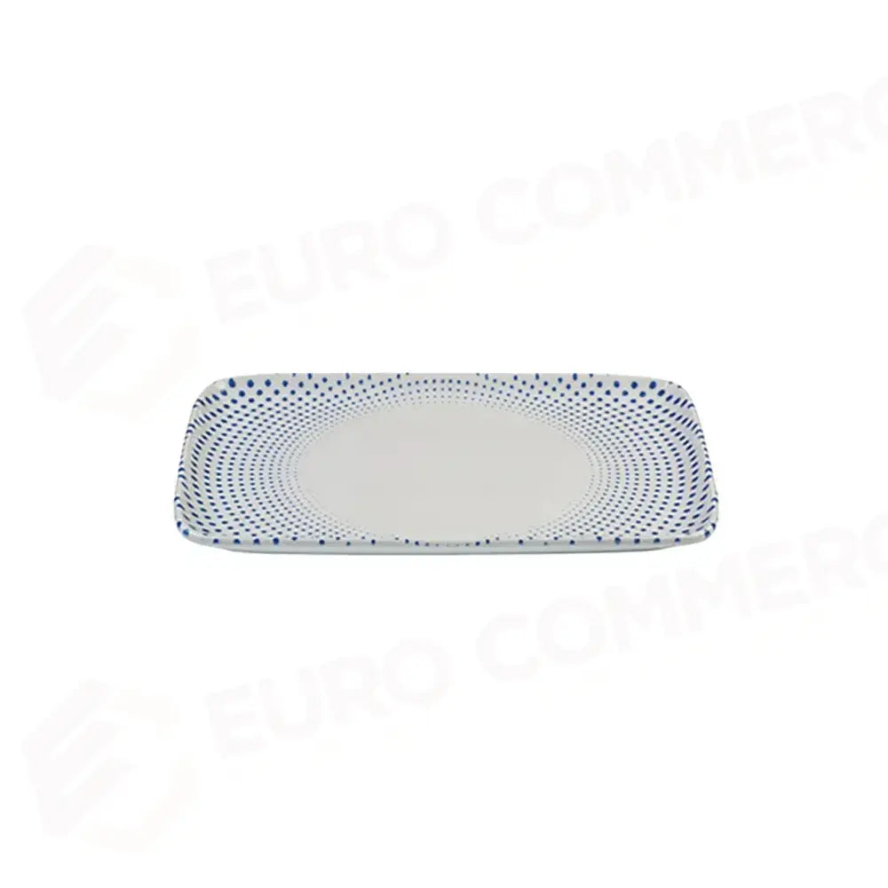 HARMONY BLUE QUADRO RECTANGULAR PLATE 37 CM (33 * 23) - 20307-151637 - ID FINE