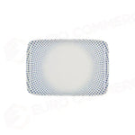HARMONY BLUE QUADRO RECTANGULAR PLATE 37 CM (33 * 23) - 20307-151637 - ID FINE
