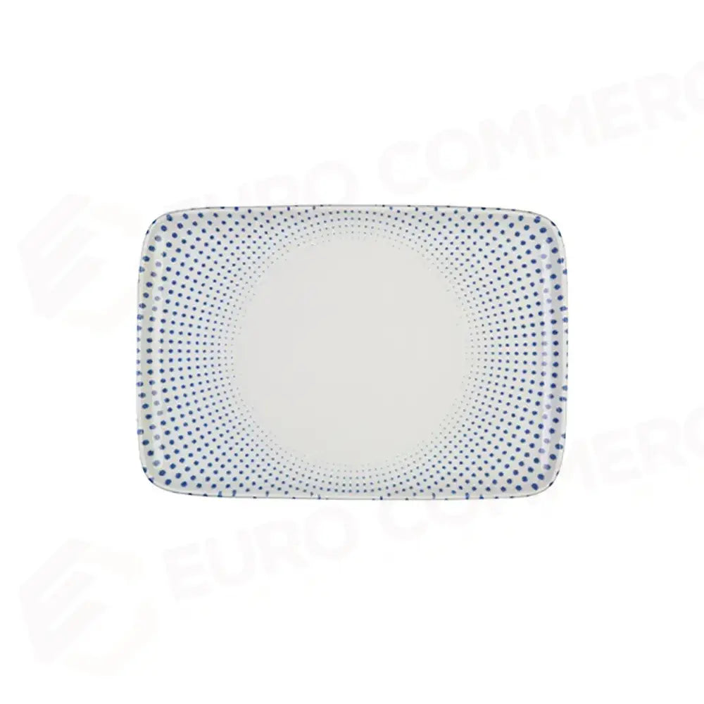 HARMONY BLUE QUADRO RECTANGULAR PLATE 37 CM (33 * 23) - 20307-151637 - ID FINE