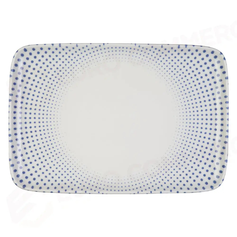 HARMONY BLUE QUADRO RETTANGOLARE PIATTO 37 CM (33 * 23) - 20307-151637 - ID FINE