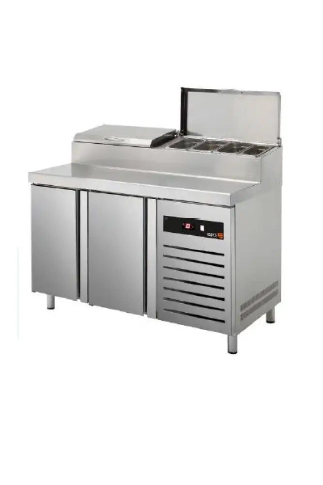 HC-1 A-ETPZ-150 HC -TAVOLO REFRIGERATO POSITIVO GN CON VETRINA FREDDA INCORPORATA NEL PIANO - ASPES PROFESSIONAL