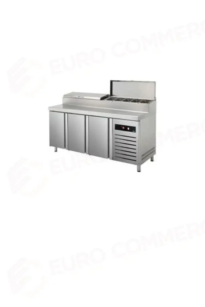 HC-2 A-ETPZ 200 HC -TAVOLO REFRIGERATO POSITIVO GN CON VETRINA FREDDA INCORPORATA NEL PIANO - ASPES PROFESSIONAL