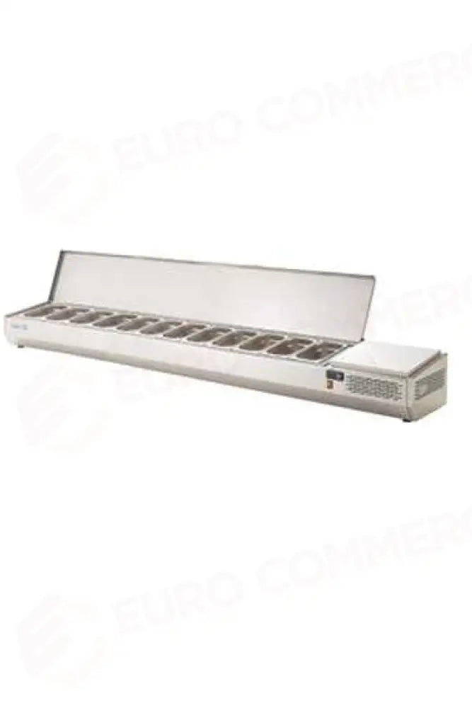 HC MIA 254 CX HC 12 GN 1/3-VETRINA REFRIGERATA PIZZA + COPERCHIO INOX PER 12 BACINELLE 1/3(ESCLUSE) - ASPES