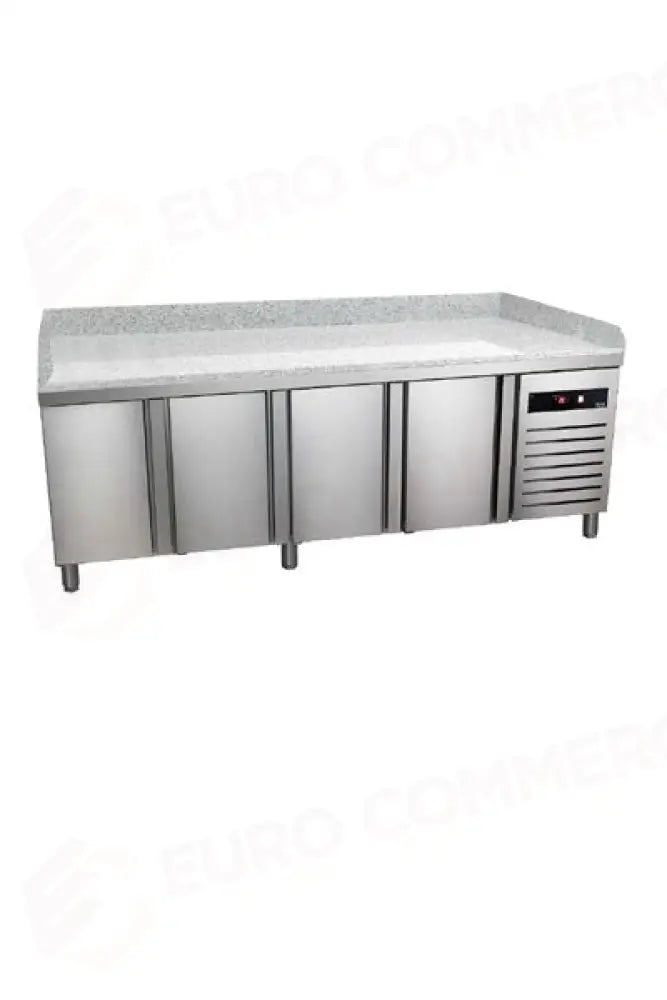 HC MMZA 255 HC -TAVOLO FRIGORIFERO POSITIVO PIZZA (851 LT.)4 PORTE + GRANITO - ASPES PROFESSIONAL - TAVOLI