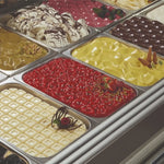 ICEBERG STAMPO IN SILICONE PER DECORO VASCHETTE GELATO 361,5 X 251,5 X H 21 MM - VOL. 740 ML - TOP100S - PAVONI ITALIA