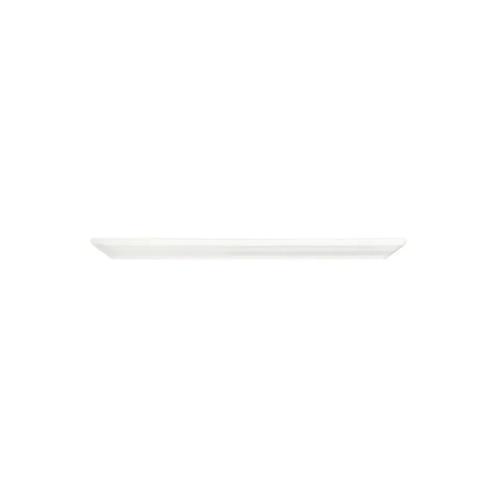 TRANSPARENT QUADRO RECTANGULAR PLATE 35 CM (34 * 16) - 10000-151635 - ID FINE
