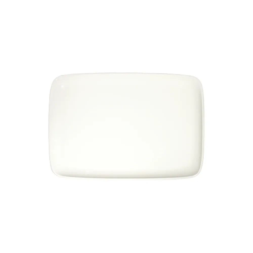 TRANSPARENT QUADRO RECTANGULAR PLATE 37 CM (33 * 23) - 10000-151637 - ID FINE
