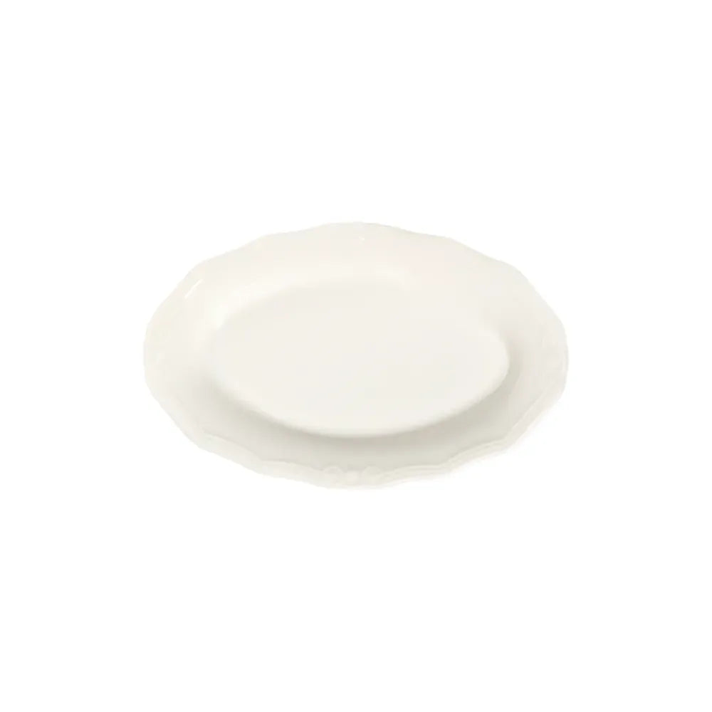 TRANSPARENT TIFFANY OVAL PLATE 32 CM - 10000-213032 - ID FINE