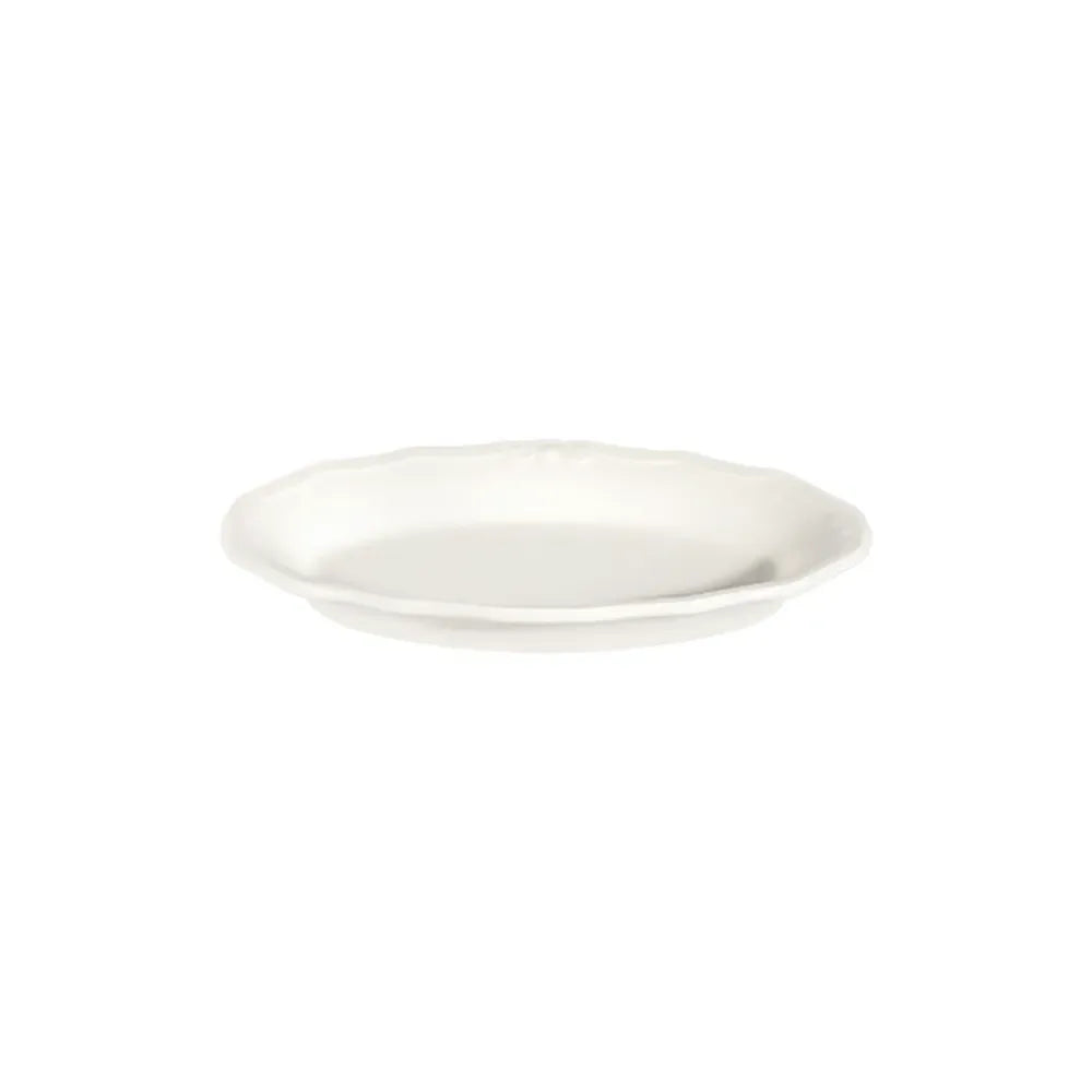 TRANSPARENT TIFFANY OVAL PLATE 32 CM - 10000-213032 - ID FINE