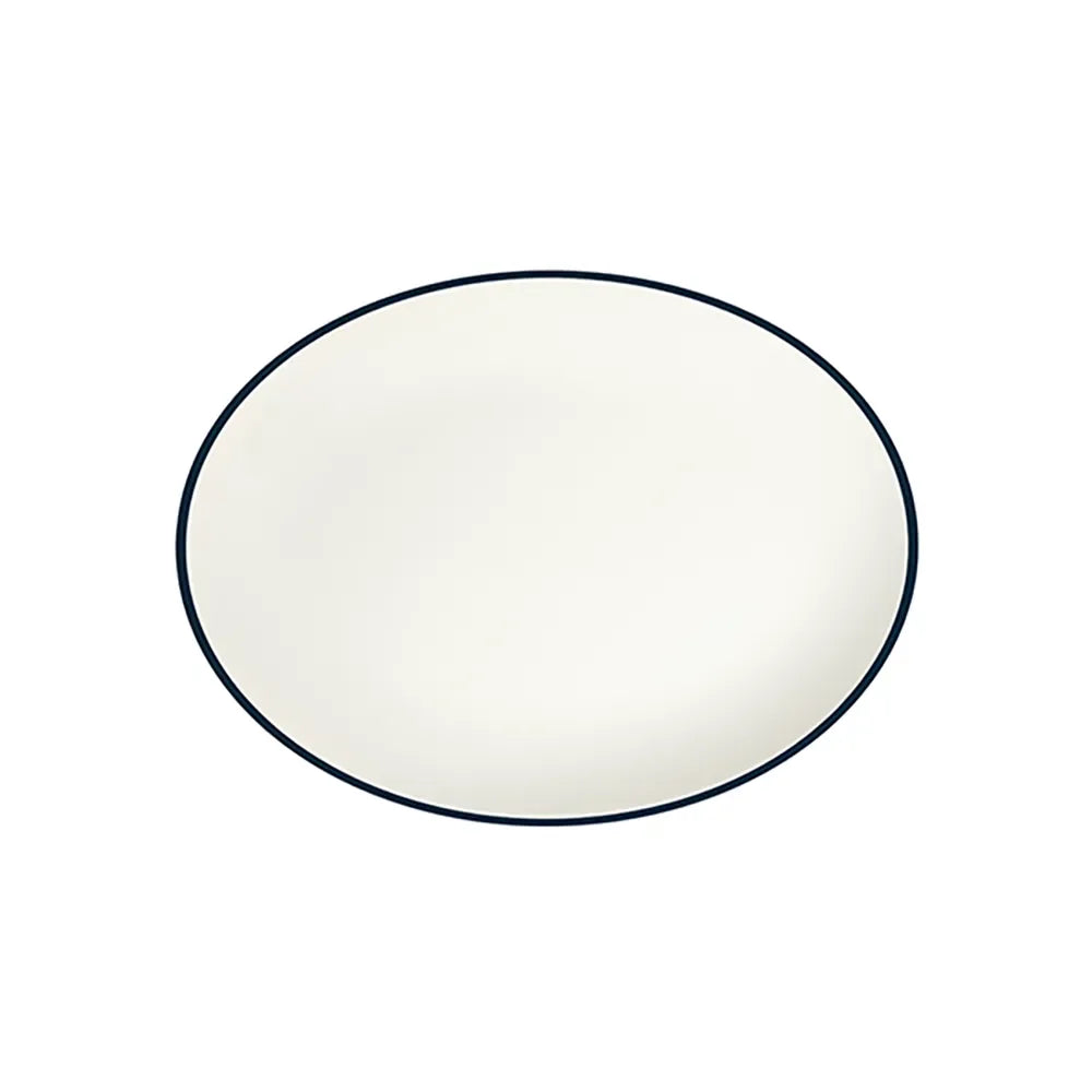 MODEST NAVY LONA OVAL PLATE 36 CM - 15001-113036 - ID FINE