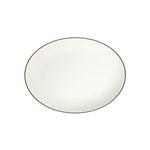 MODEST GREEN LONA OVAL PLATE 36 CM - 16001-113036 - ID FINE