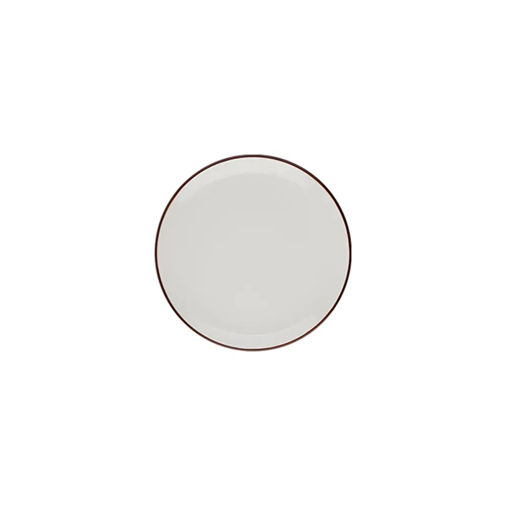 MODEST BROWN LONA PIATTO PIANO 21 CM - 18001-111021 - ID FINE