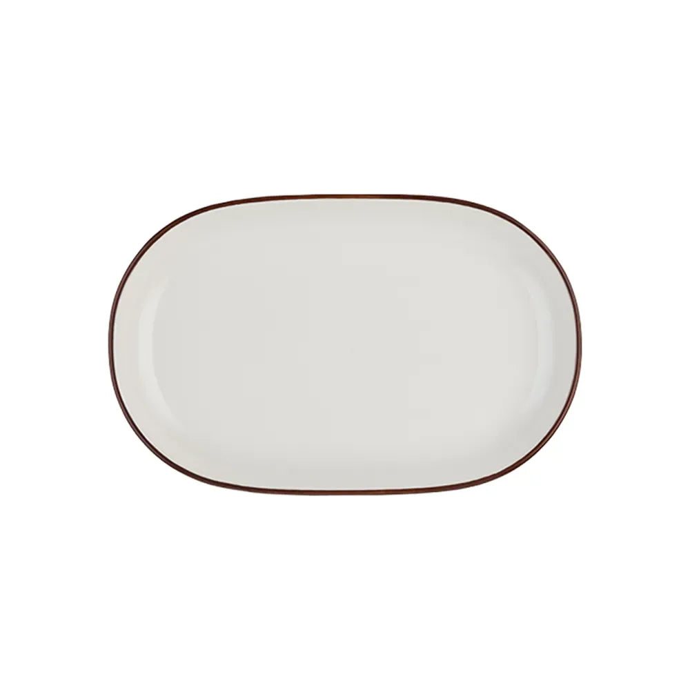 MODEST BROWN MAGNUS PIATTO OVALE 37 CM - 18001-143037 - ID FINE