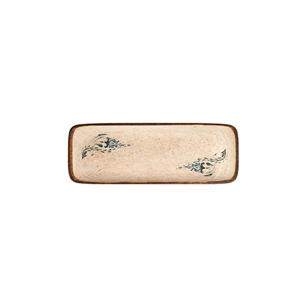 VOYAGE NAVY QUADRO RECTANGULAR PLATE 30 CM (30 * 11) - 20001-151630 - ID FINE