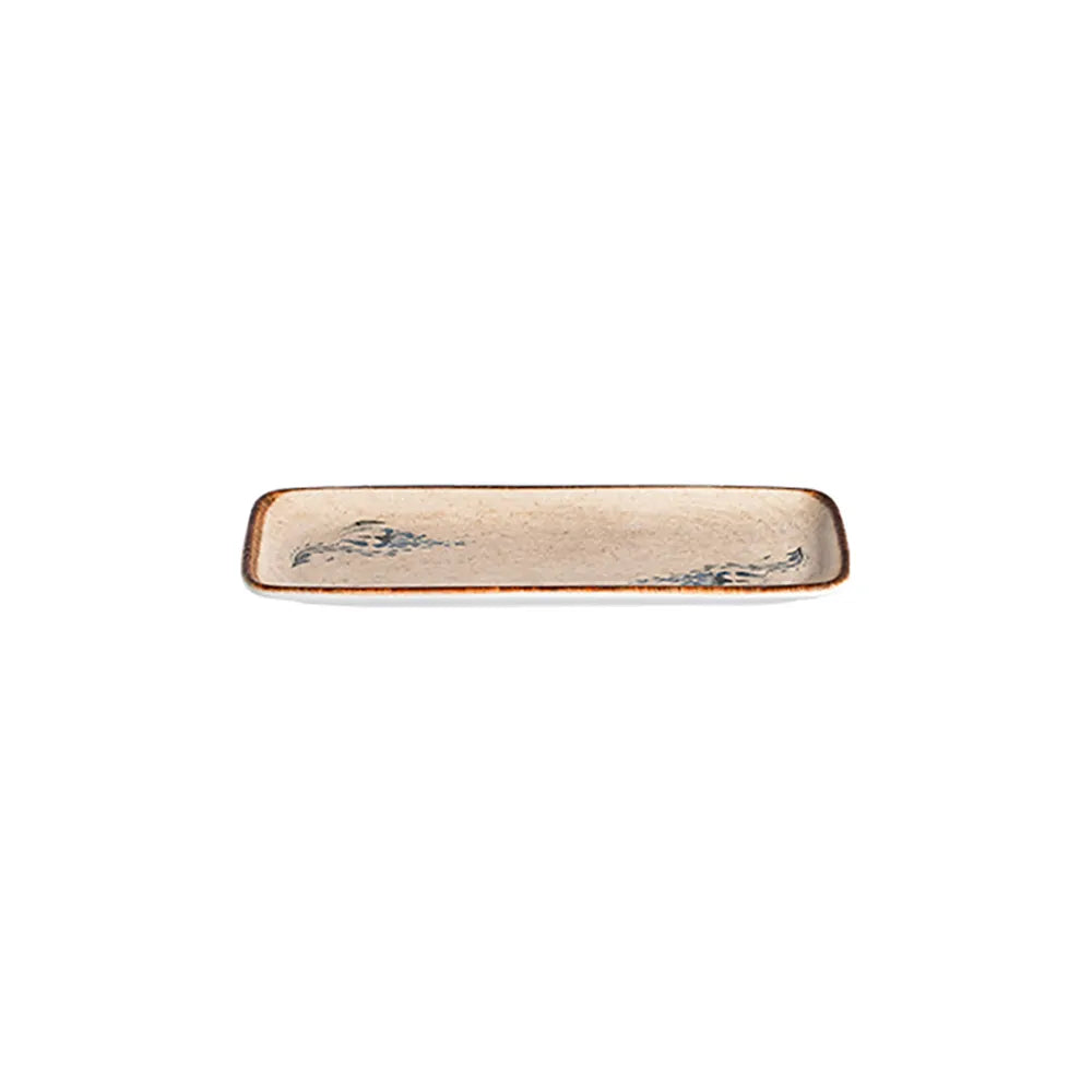 VOYAGE NAVY QUADRO RECTANGULAR PLATE 30 CM (30 * 11) - 20001-151630 - ID FINE