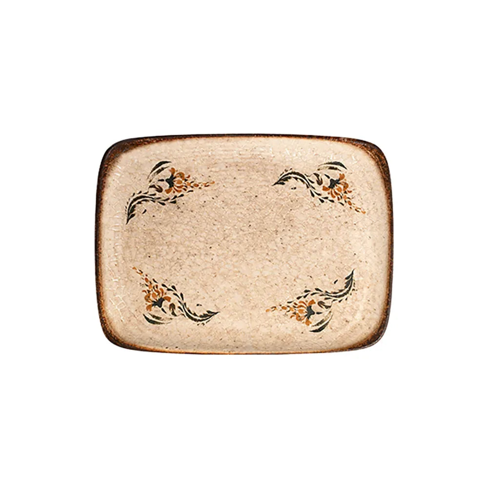 VOYAGE TERRA QUADRO RECTANGULAR PLATE 37 CM (33 * 23) - 20002-151637 - ID FINE