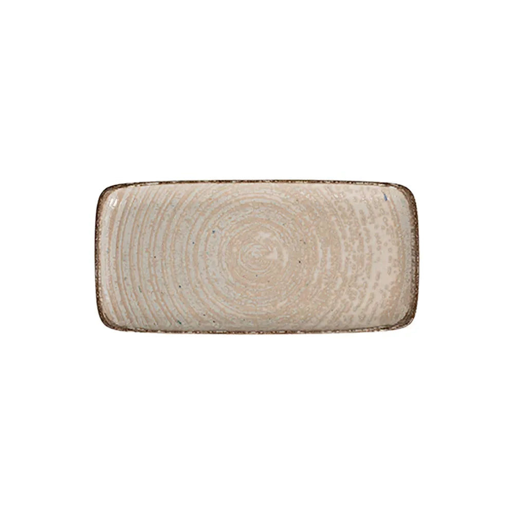 MOCHA QUADRO RECTANGULAR PLATE 35 CM (34 * 16) - 20200-151635 - ID FINE