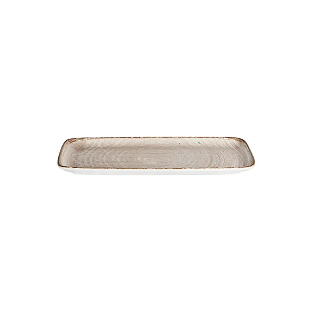 MOCHA QUADRO RECTANGULAR PLATE 35 CM (34 * 16) - 20200-151635 - ID FINE