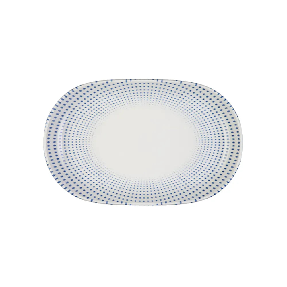 HARMONY BLUE MAGNUS PIATTO OVALE 37 CM - 20307-143037 - ID FINE