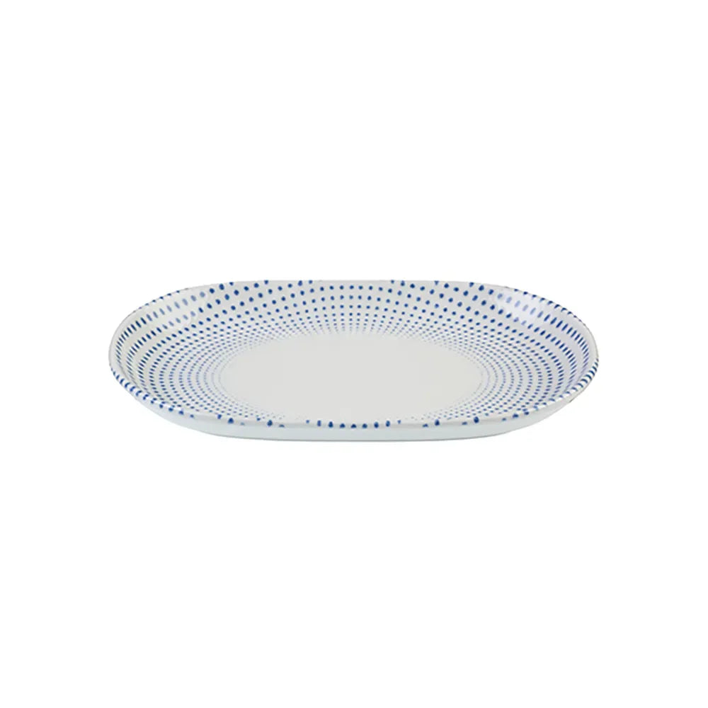 HARMONY BLUE MAGNUS PIATTO OVALE 37 CM - 20307-143037 - ID FINE