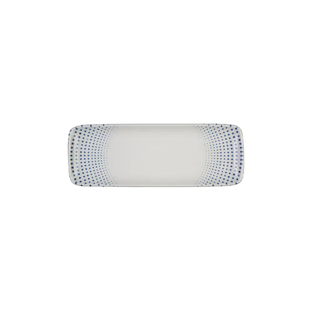 HARMONY BLUE QUADRO RECTANGULAR PLATE 30 CM (30 * 11) - 20307-151630 - ID FINE