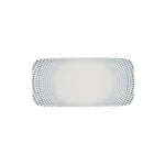 HARMONY BLUE QUADRO RECTANGULAR PLATE 35 CM (34 * 16) - 20307-151635 - ID FINE