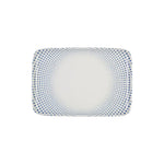 HARMONY BLUE QUADRO RECTANGULAR PLATE 37 CM (33 * 23) - 20307-151637 - ID FINE