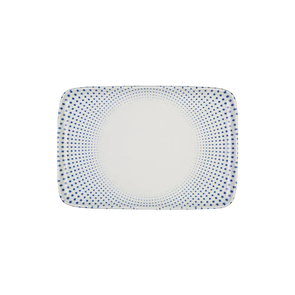 HARMONY BLUE QUADRO RECTANGULAR PLATE 37 CM (33 * 23) - 20307-151637 - ID FINE