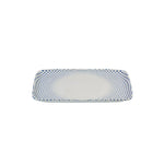 HARMONY BLUE QUADRO RECTANGULAR PLATE 37 CM (33 * 23) - 20307-151637 - ID FINE
