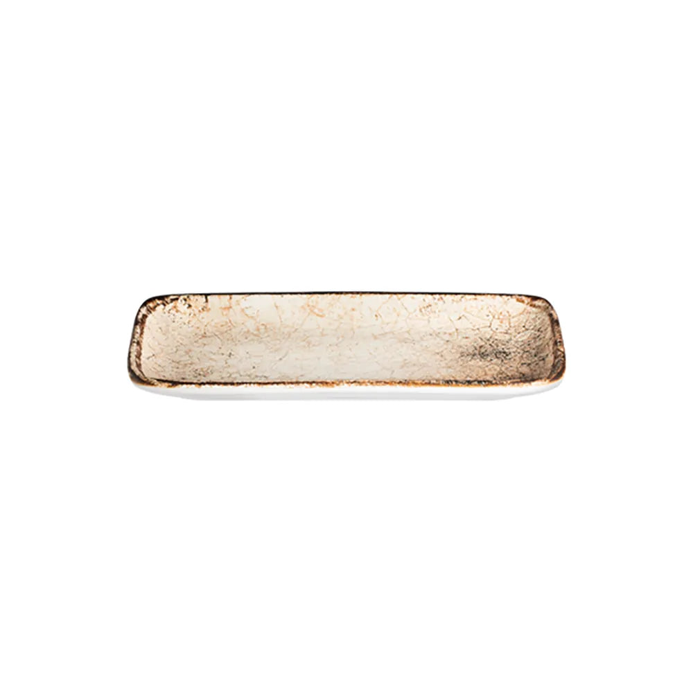 SCORIA QUADRO RECTANGULAR PLATE 35 CM (34 * 16) - 20321-151635 - ID FINE