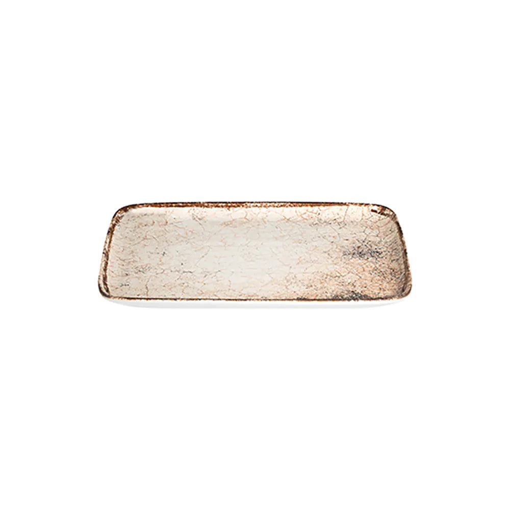 SCORIA QUADRO RECTANGULAR PLATE 37 CM (33 * 23) - 20321-151637 - ID FINE