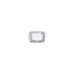 VENECIA NAVY W QUADRO RECTANGULAR PLATTER 13 CM (12*8) - 20543-153113 - ID FINE
