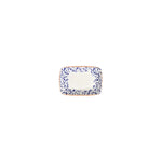 VENECIA NAVY W QUADRO RECTANGULAR PLATTER 15 CM (14*10) - 20543-153115 - ID FINE