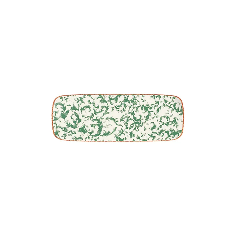VENECIA GREEN QUADRO RECTANGULAR PLATE 30 CM (30 * 11) - 20641-151630 - ID FINE