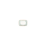 VENECIA GREEN W QUADRO RECTANGULAR PLATTER 11 CM (10 * 7) - 20642-153111 - ID FINE