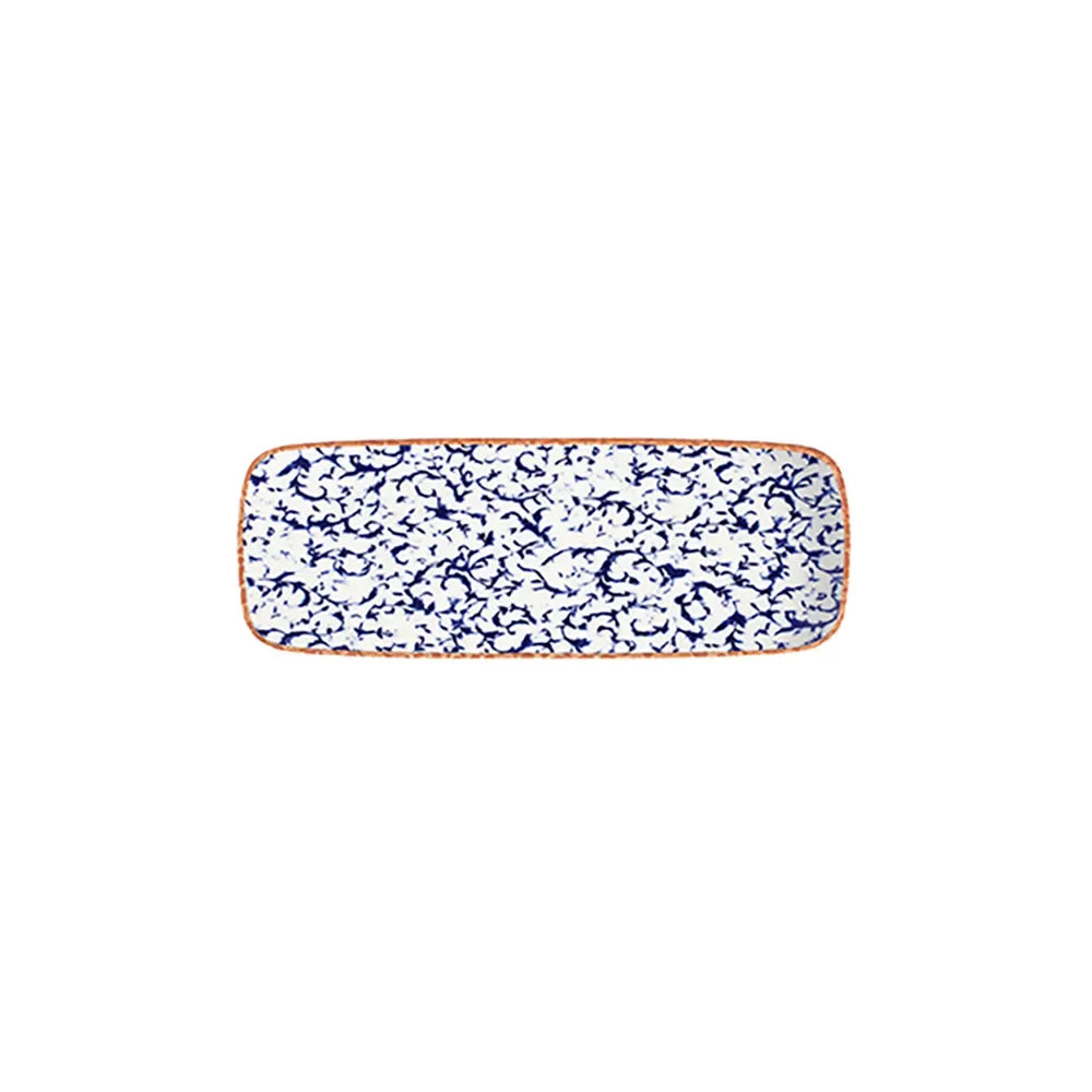 VENECIA NAVY QUADRO RECTANGULAR PLATE 30 CM (30 * 11) - 21174-151630 - ID FINE
