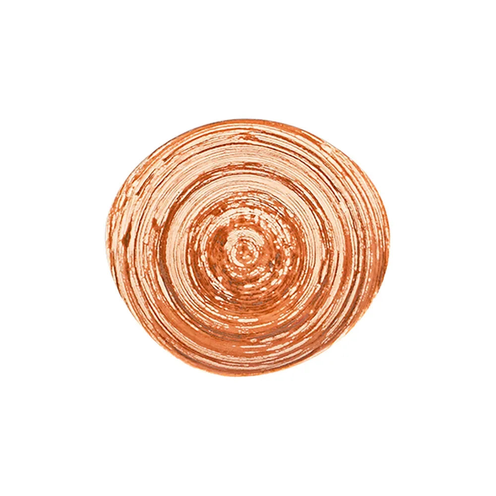 SWIRL TERRACOTTA PEBBLE PIATTO PIANO 21 CM - PBL21DZ-ID1002 - ID FINE