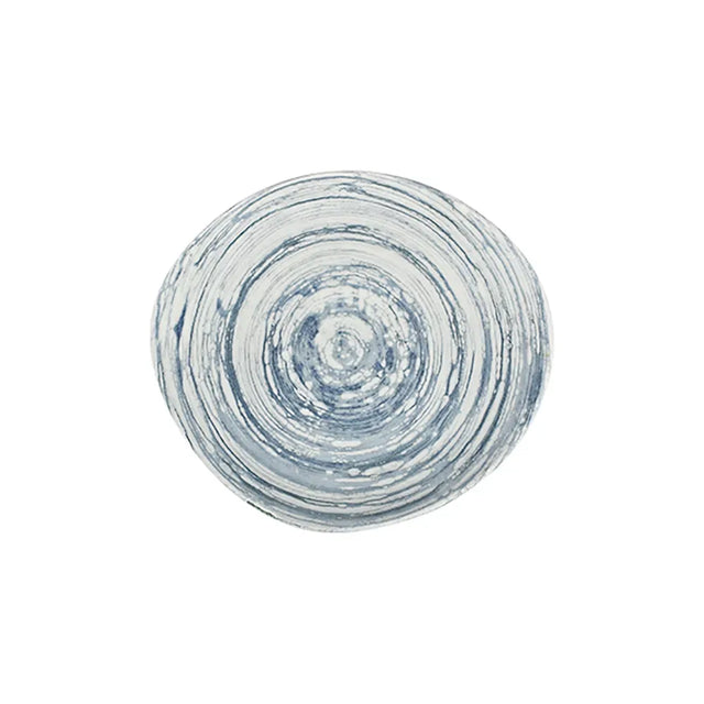 SWIRL BLUE PEBBLE PIATTO PIANO 21 CM - PBL21DZ-ID1005 - ID FINE