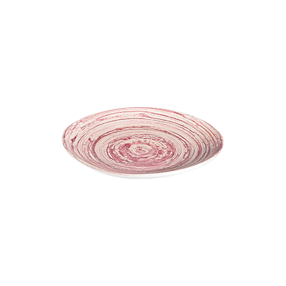 SWIRL PINK PEBBLE PIATTO PIANO 21 CM - PBL21DZ-ID1006 - ID FINE