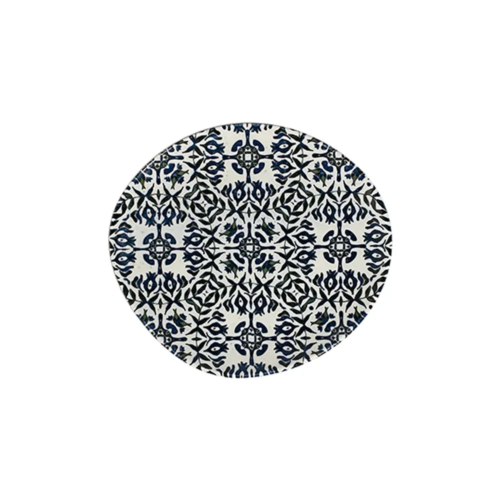 SEVILLE NAVY PEBBLE PIATTO PIANO 21 CM - PBL21DZ-ID1012 - ID FINE